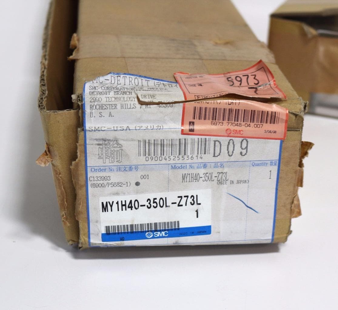 SMC MY1H40-350L-Z73L Rodless Guided Cylinder - New