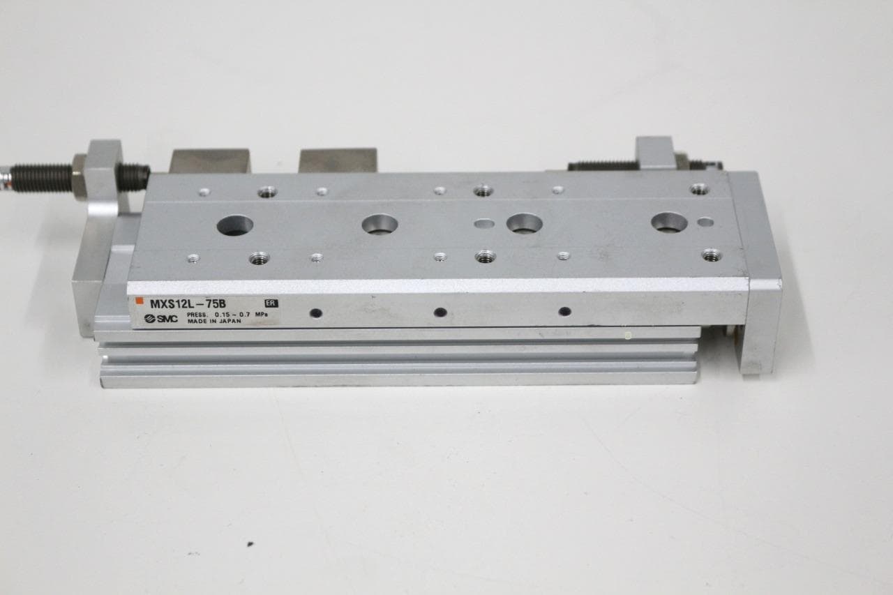 SMC MXS12L-75B Slide Table, Shock Absorb, MXS/MXJ Guided Cylinder