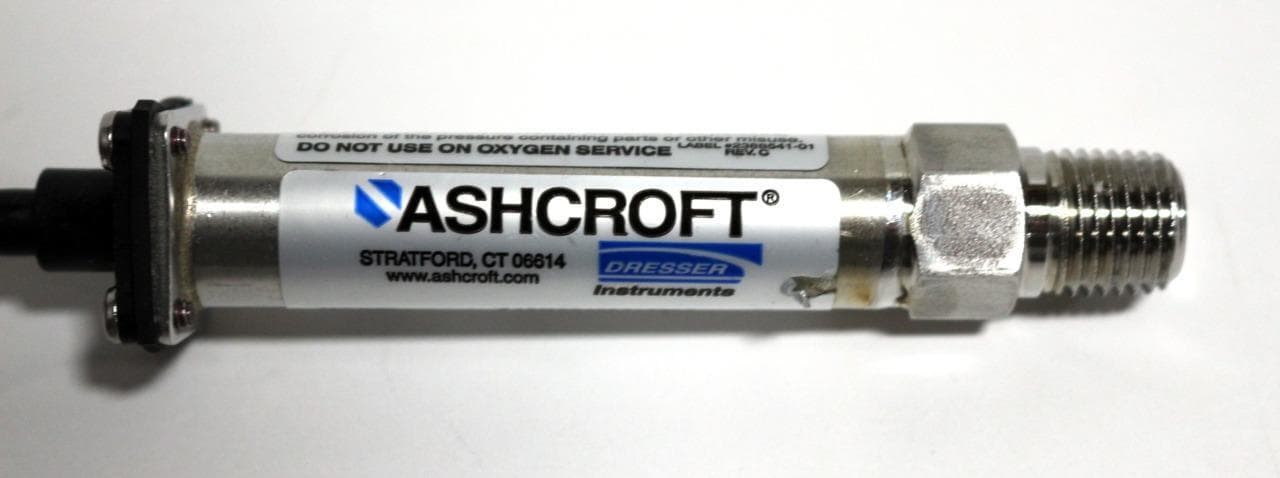 Ashcroft K13M0242F21000 Pressure Transducer, 1,000 psig