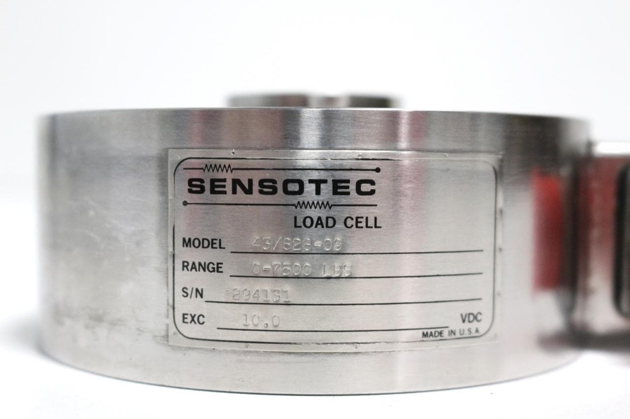 Sensotec 43/828-09 Load Cell, 7500 lbs