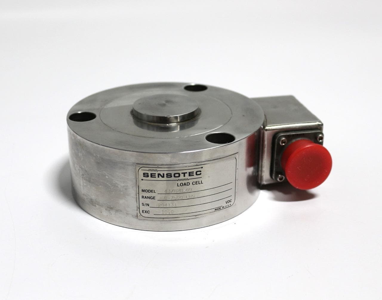 Sensotec 43/828-09 Load Cell, 7500 lbs