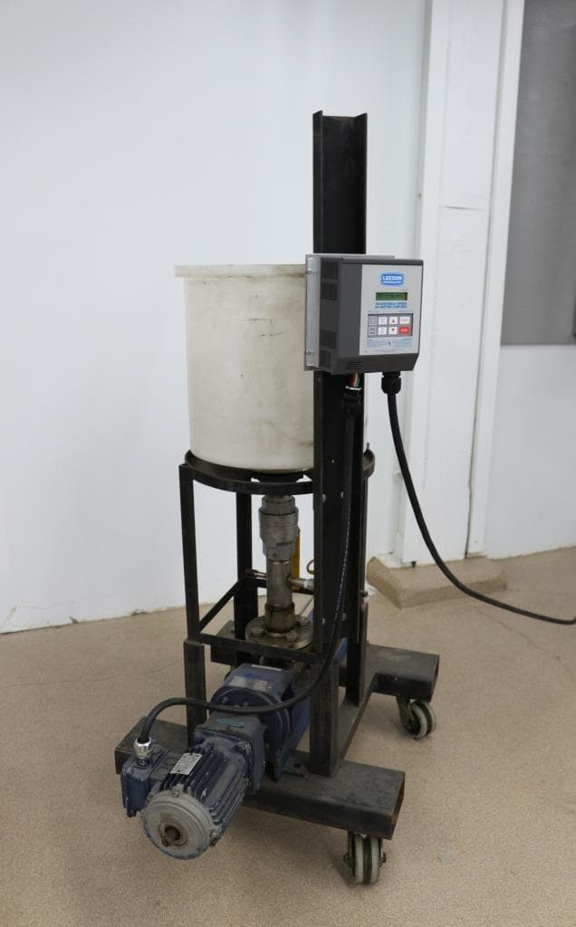 Seepex, Leeson, Noro 805807, 1102C3 Prog Cavity Pump w/ Open Top Tank Assembly
