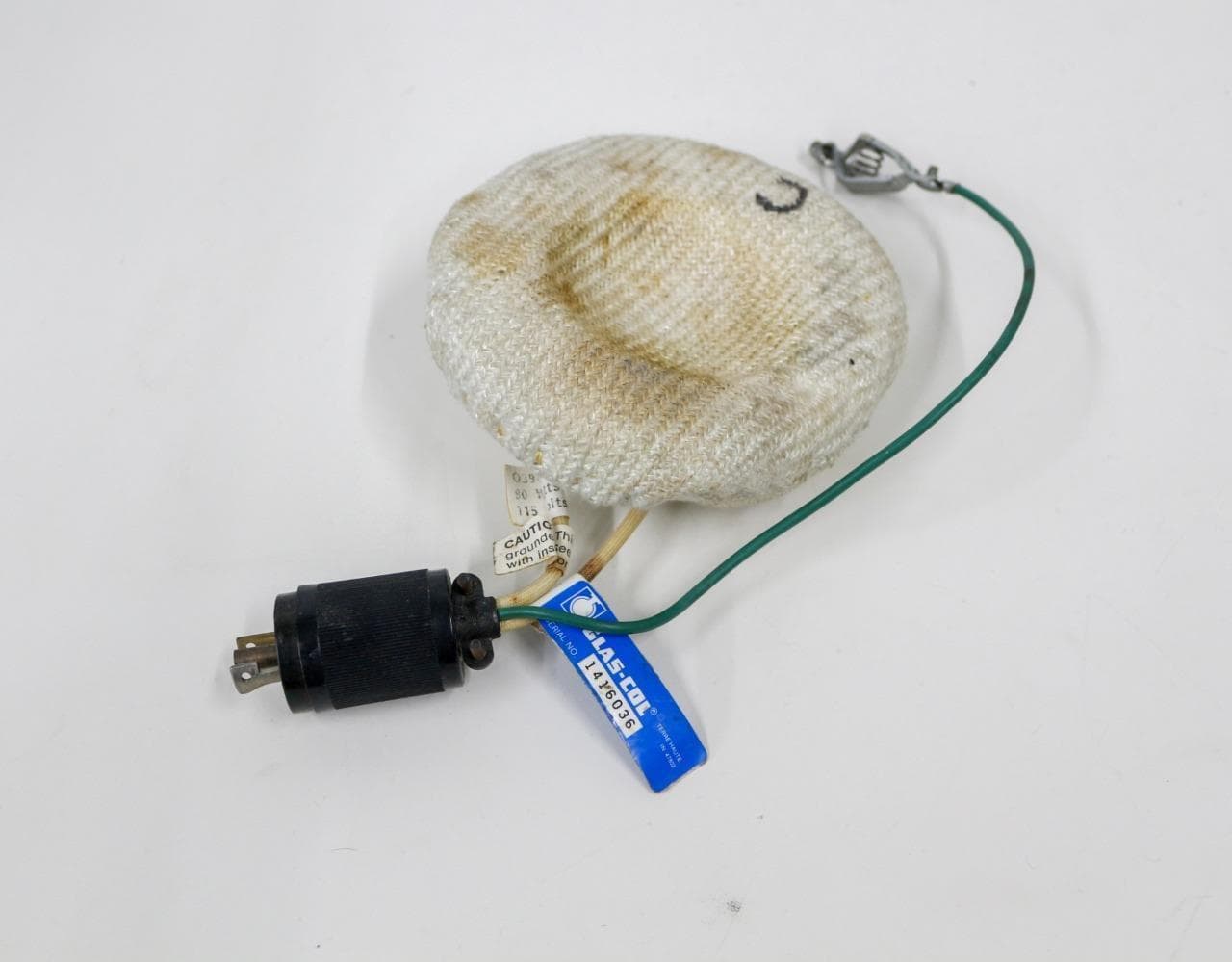 Glas-Col O396BC , 115 Volts, 80 Watts, Fabric Round Bottom Heating Mantle