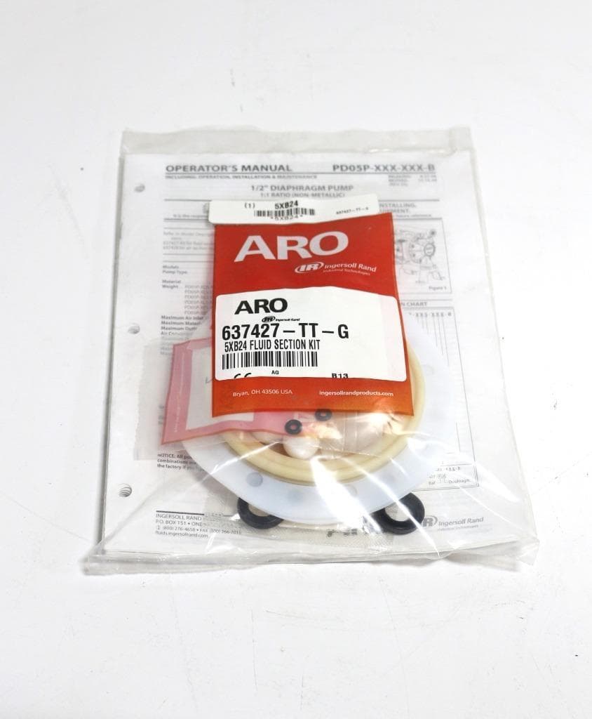 Aro 637427-TT-G, 5XB24 ARO Fluid Section Kit