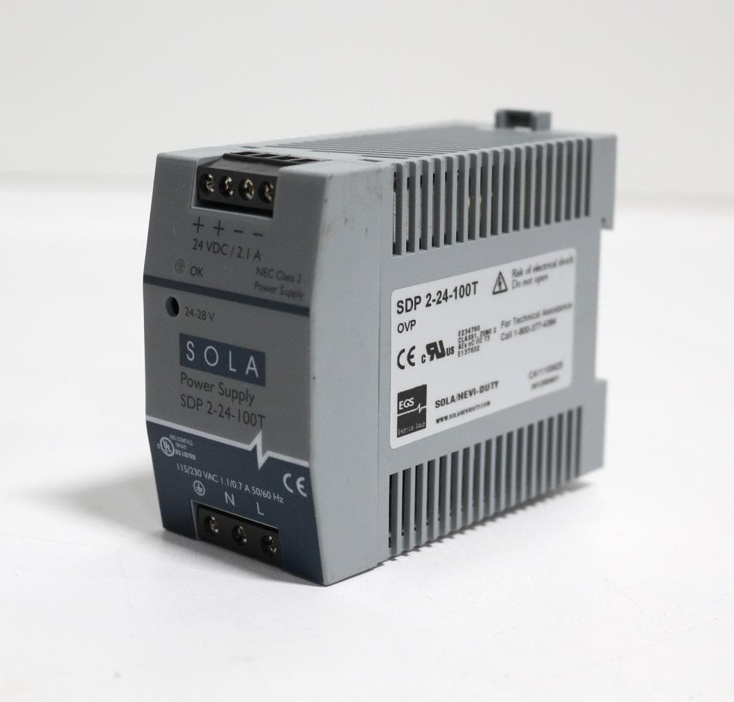 Sola SDP 2-24-100T Power Supply 24VDC 2.1A