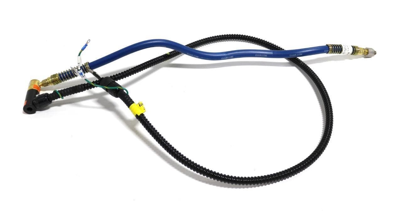 Exair 7194, 9280 Ion Air Jet Model w/ Model 9290 Stay Set Flexible Hose 30 inch