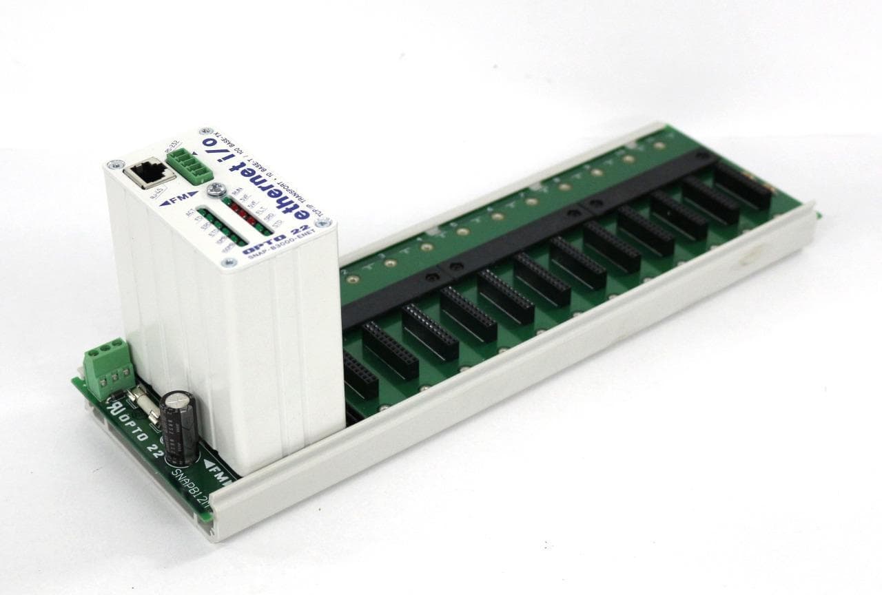 Opto 22 B3000-B, SNAP-B12M SNAP-B3000-ENET Ethernet I/O Brain w/ SNAPB12M Board