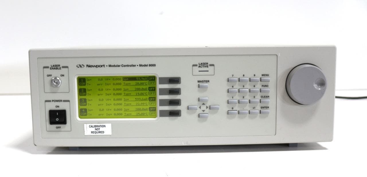 Newport 8000, 8610 8000 Modular Controller w/ 4 Combination LDD/TEC 8610 Modules