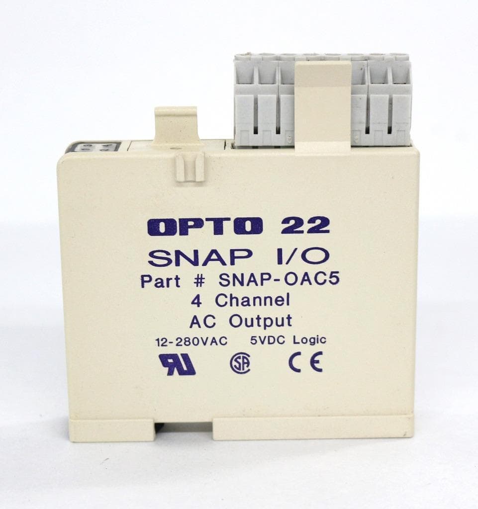 Opto 22 SNAP-OAC5 4-Ch 12-250 VAC Digital (Discrete) Output Module