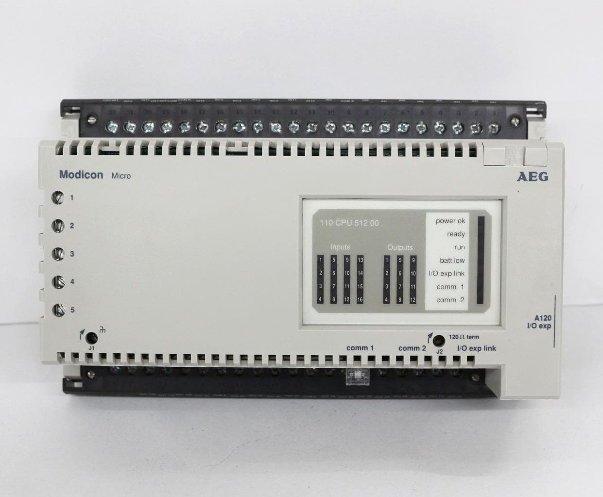 Schneider Automation Inc 110 CPU 512 00 Modicon 043 506 700, Micro CPU DC PS