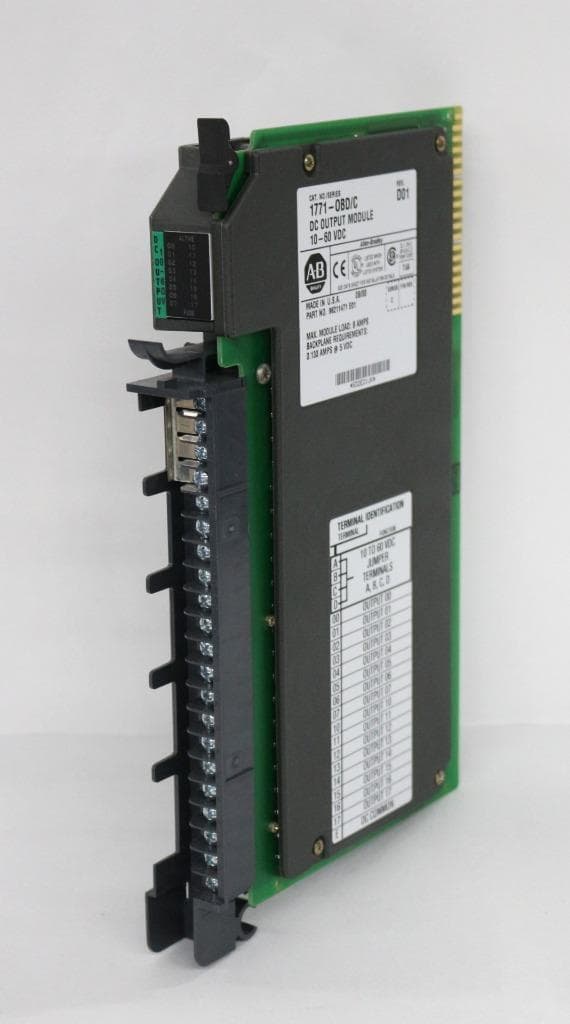 Allen-Bradley 1771-OBD C 1771-OBD/C Rev. D01 DC Output Module
