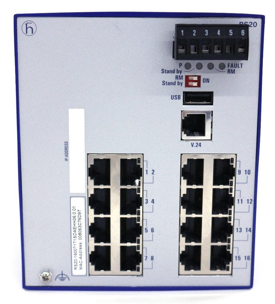 Hirschmann RS20-1600T1T1SDAEHH06.0.01 RS20 Rail Switch -