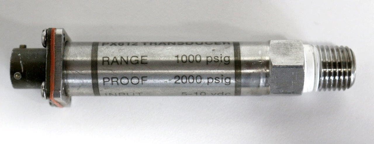 OMEGA PX612 Omega Pressure Transducer, 1000 PSIG