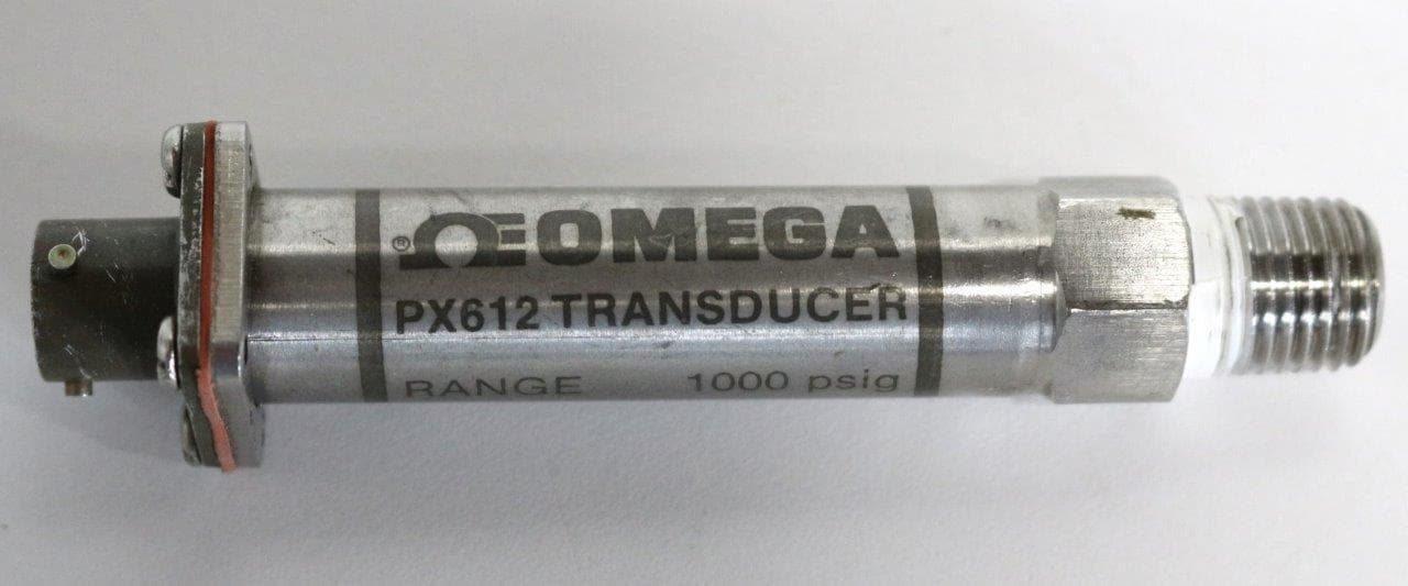 OMEGA PX612 Omega Pressure Transducer, 1000 PSIG