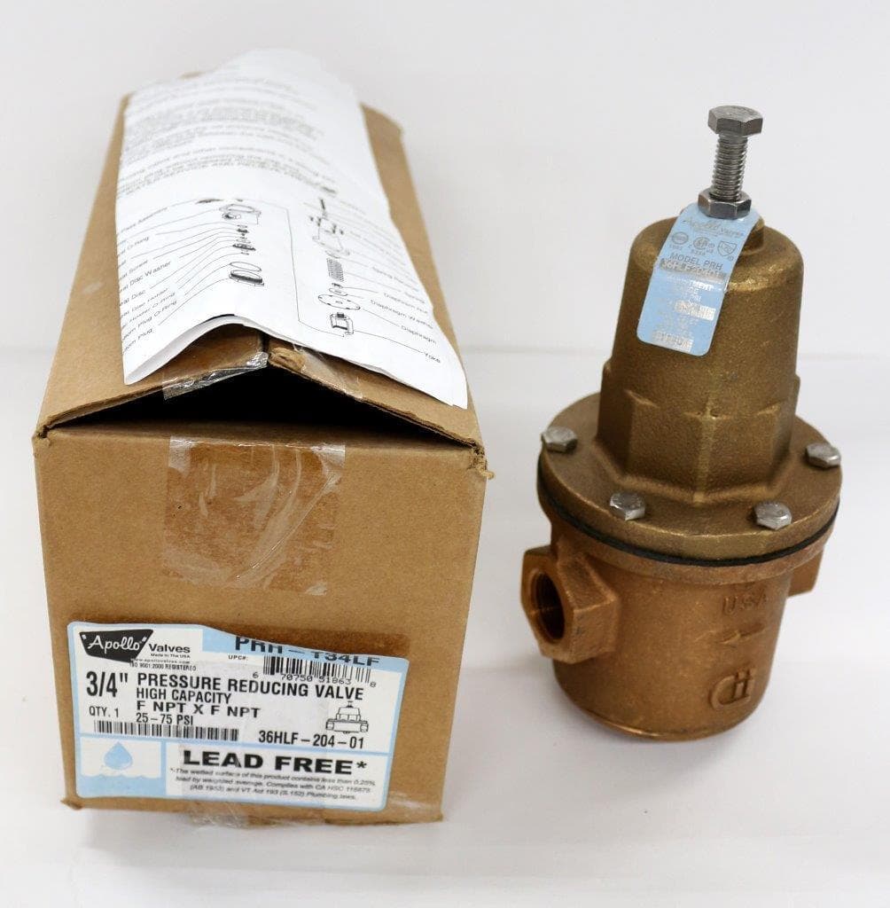 Apollo Valves PRH-T34LF Pressure Reducing Valve, 3/4"