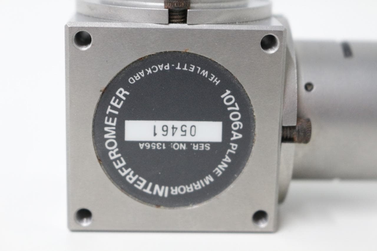Hewlett-Packard 10706A, 10703A Plane Mirror Interferometer w/ 2 RetroReflector