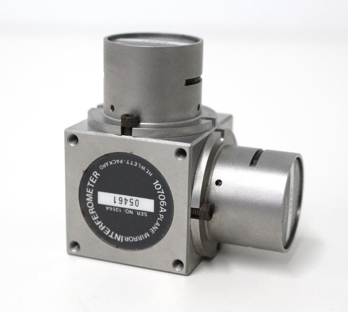 Hewlett-Packard 10706A, 10703A Plane Mirror Interferometer w/ 2 RetroReflector