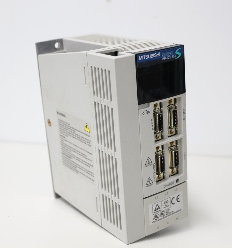 Mitsubishi MR-J2S-60A, A1SH42, A1SJHCPU AC Servo Drive, w/ I/O Unit & CPU Unit