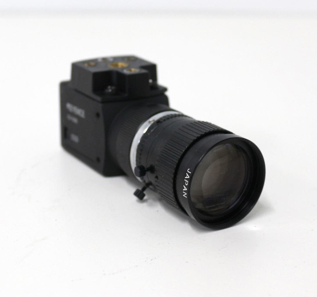 Keyence CV-020 CCD Digital Double-Speed Black-and-White Camera w/ 50mm TV Lens