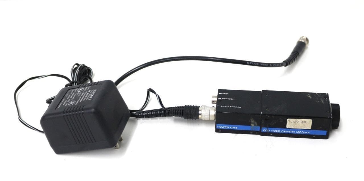 Sony XC-37 CCD Video Camera Module w/ DC-37 Power Unit & Cables