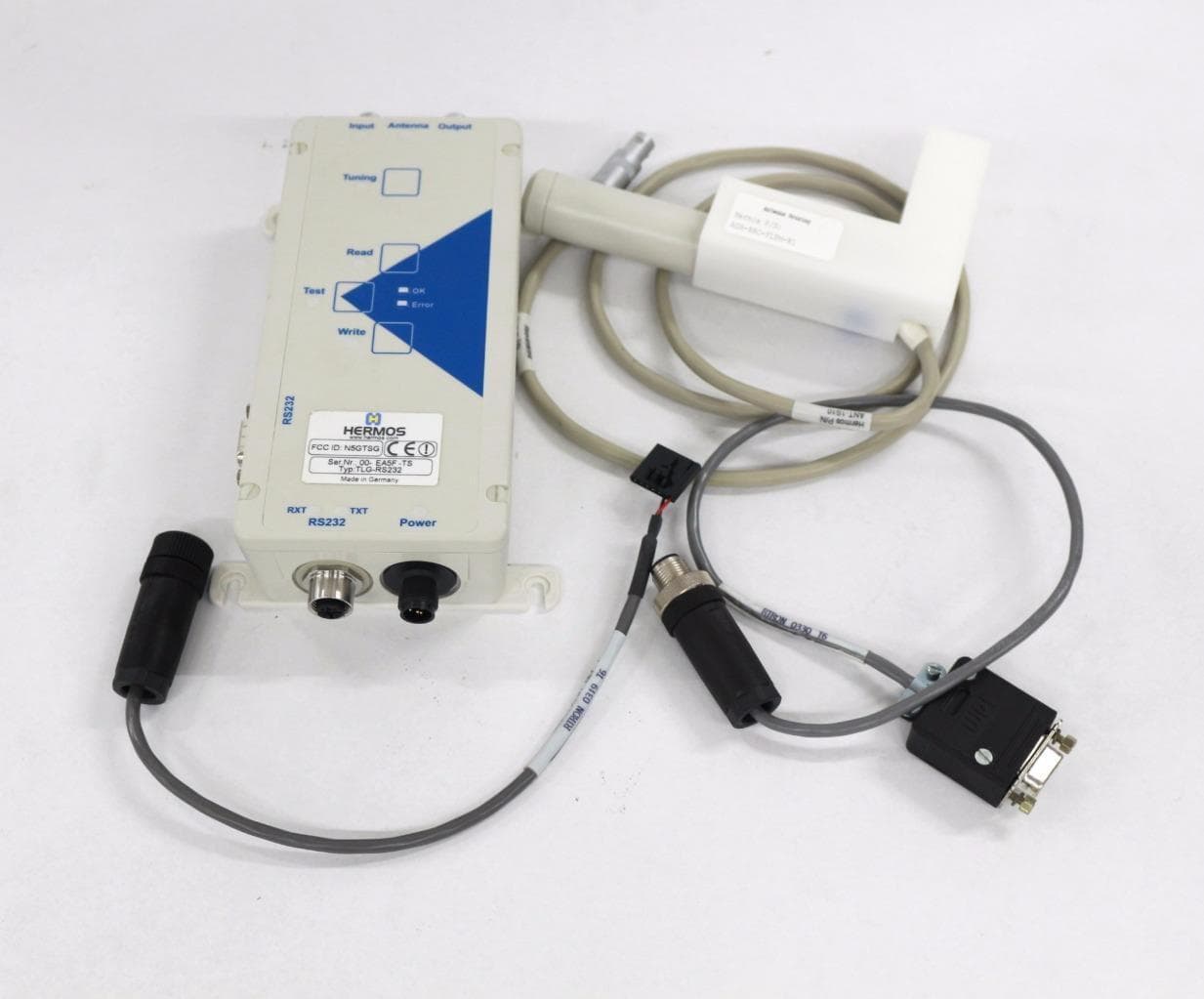 Hermos TLG-RS232, TLG-S1-1000-50-01EB, AGH-BRO-FLPM-R1 Transponder Reader