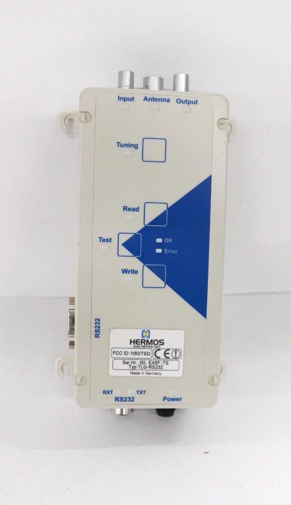 Hermos TLG-RS232, TLG-S1-1000-50-01EB, AGH-BRO-FLPM-R1 Transponder Reader