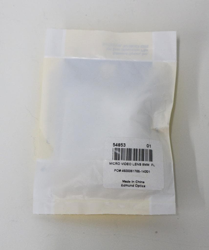 Edmund Optics 54853 Micro Video Lens 8mm FL - New