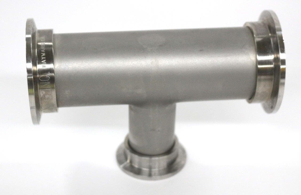 Unbranded KF40 x KF25 MDC Reducing Tee Vacuum Fitting Stainless Steel