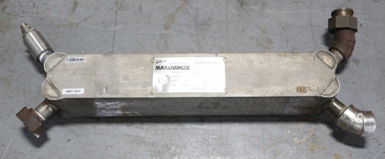 Tranter Inc. Maxchanger MX-10-0424-TS-020 Welded Plate Heat Exchanger