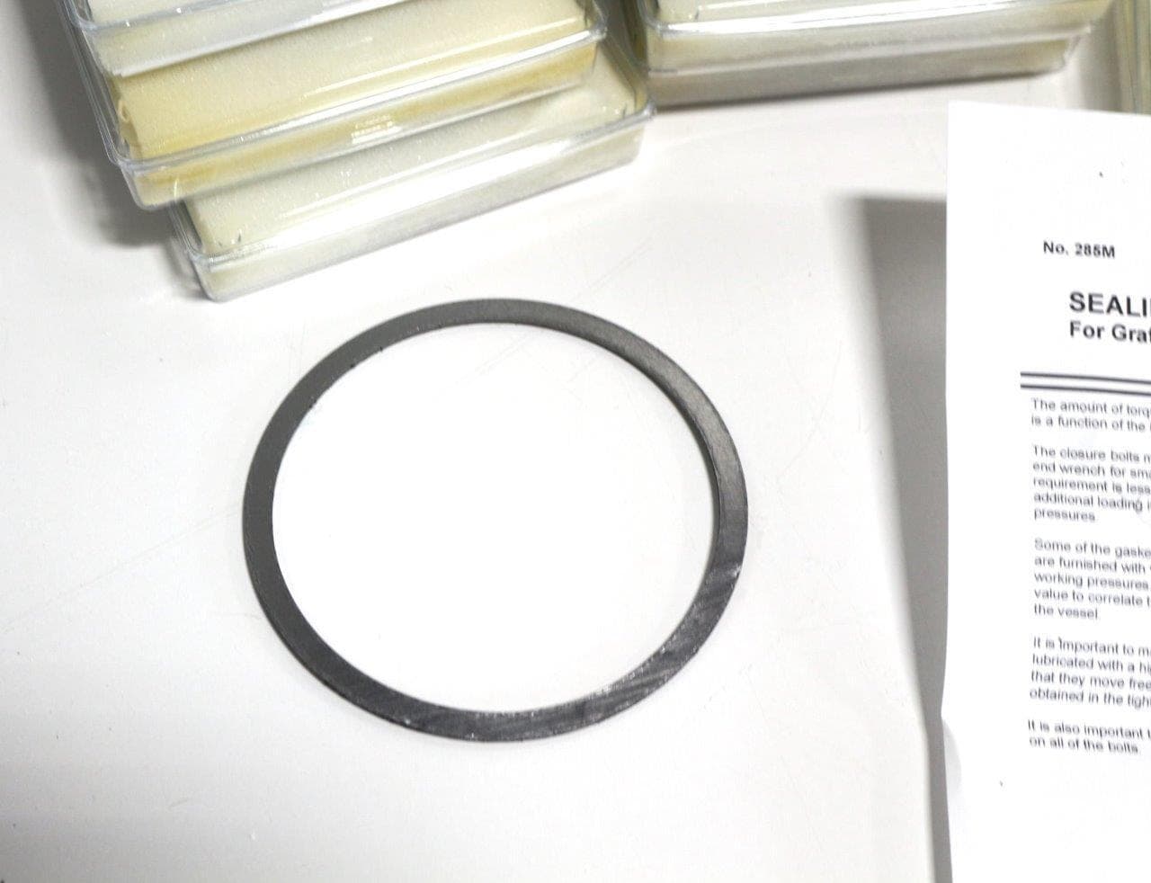 EGC Enterprises 315HC4KL Lot of 8 Grafoil Gaskets, P/N , for Parr Reactor - New