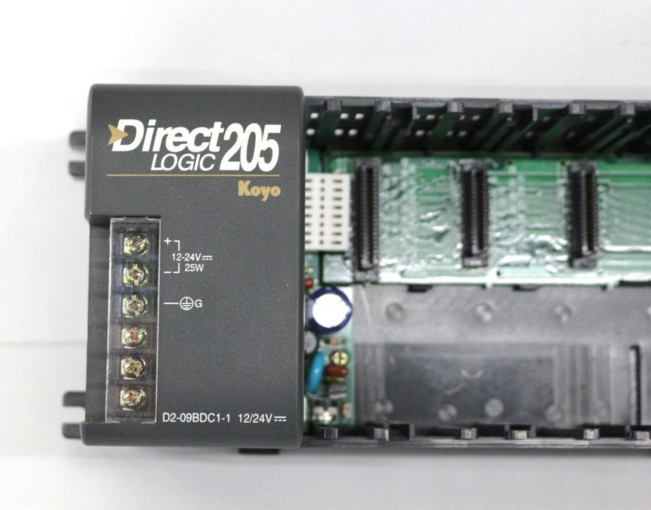 AutomationDirect D2-09BDC1-1 I/O Base, 9-slot, DIN Rail or Panel Mount