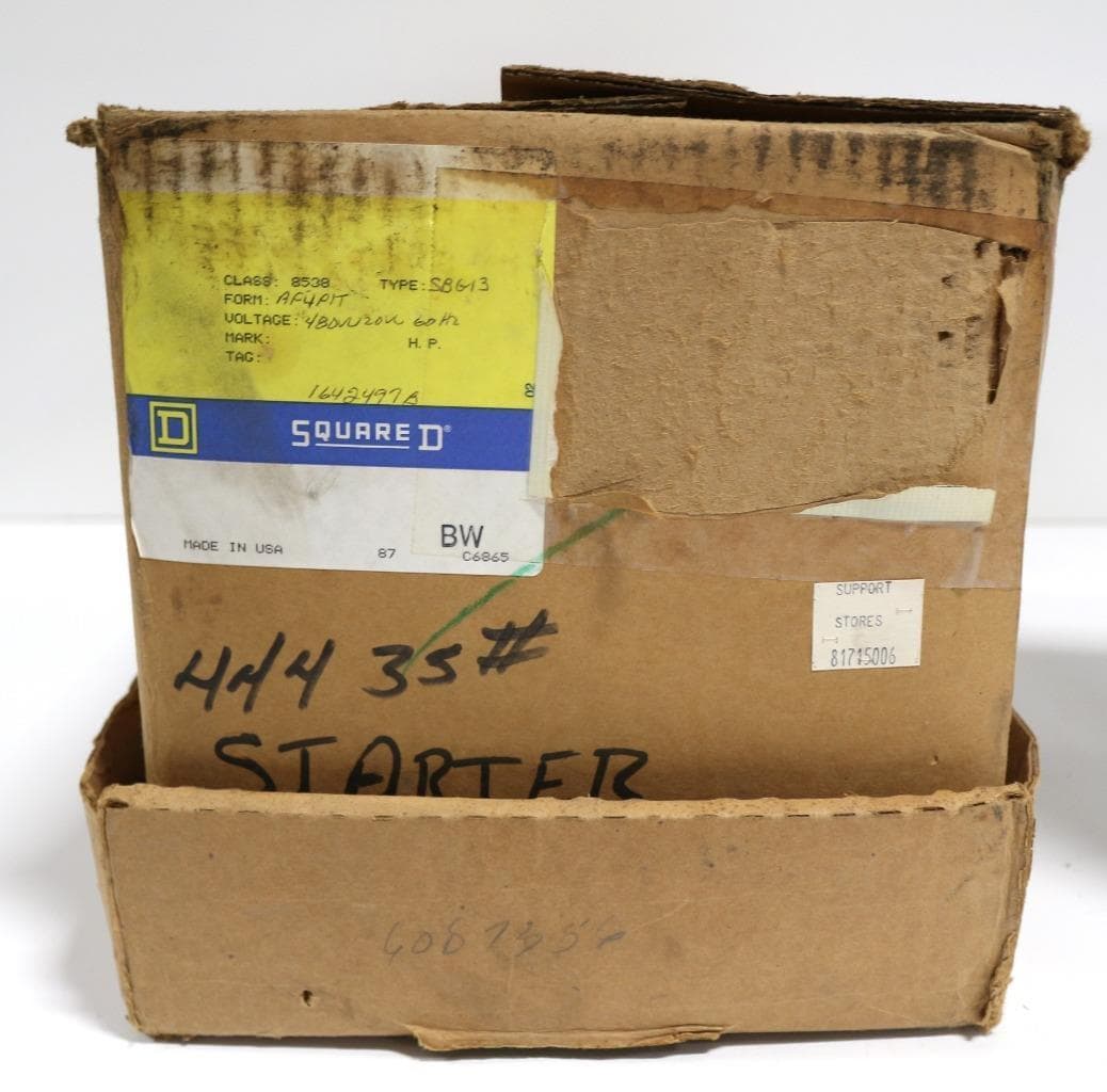 Square D 8538 Class , Type SBG13, Form AF4P1T, Series C, Combination Starter