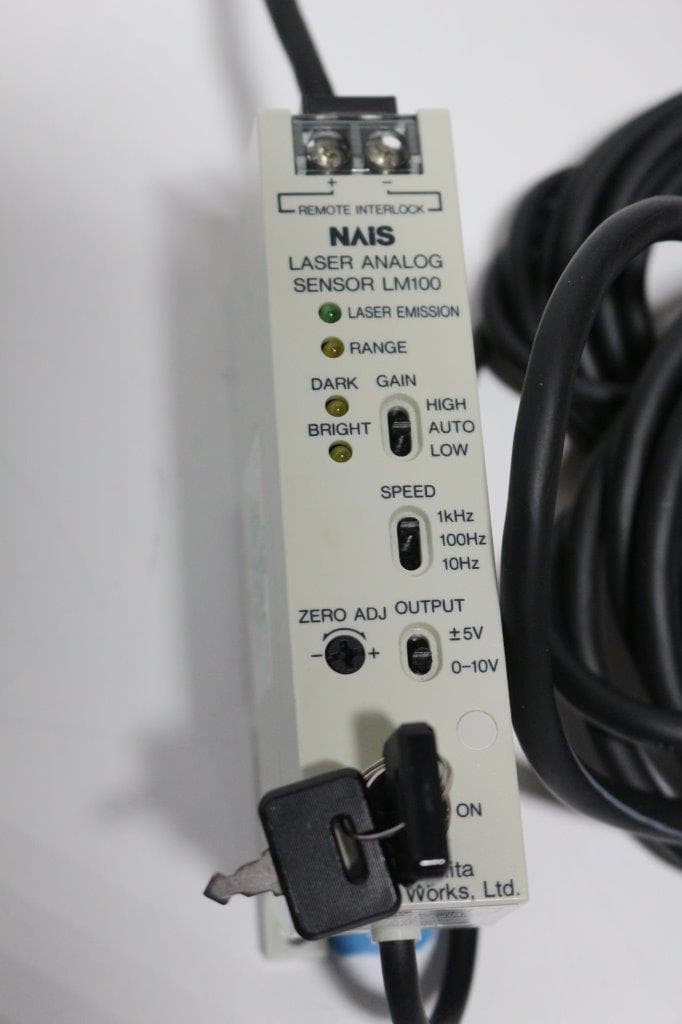 Matsushita Electric Worka LM100, ANL1651RA, ANL1600RA Controller, Laser Sensor
