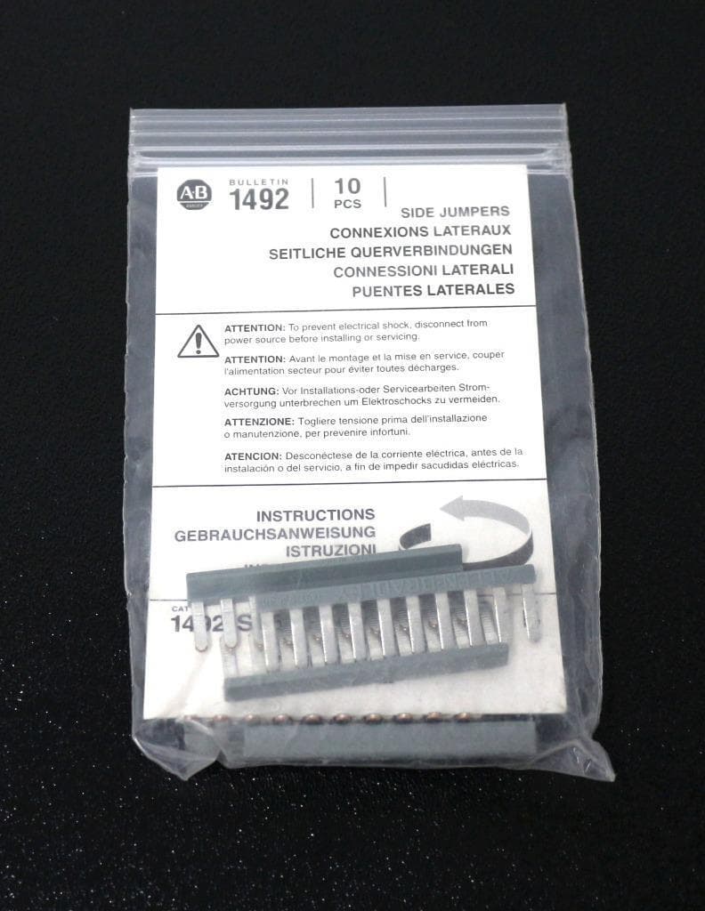 Allen-Bradley 1492SJ610 1492, 1492-SJ6-10 Side Jumpers - Pack of 10 - New