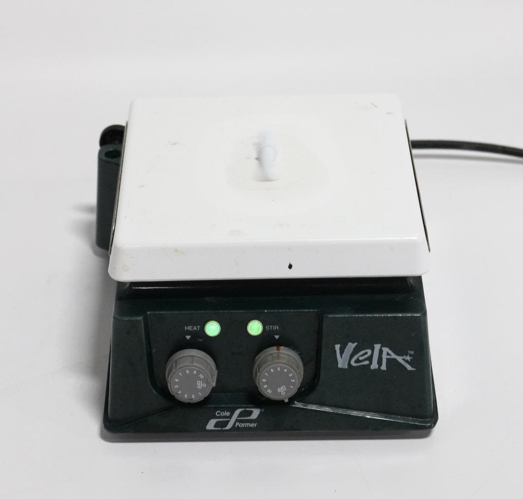 Cole-Parmer 03403-10 Stirring Hot Plate, 7" x 7" Top Plate, 120 VAC, 60 Hz