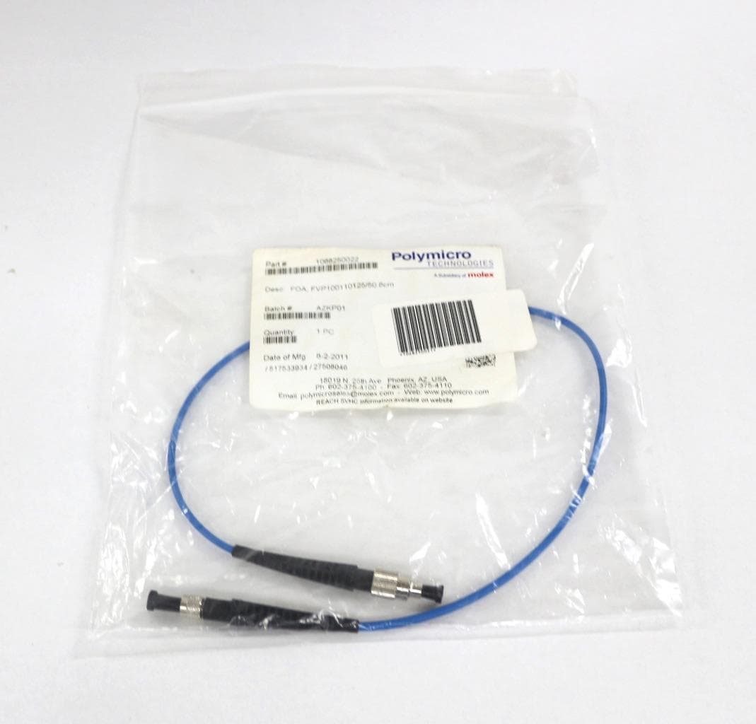 Polymicro Technologies 1068250022 , FOA, FVP100110125/50.8cm Fiber Optic Cable
