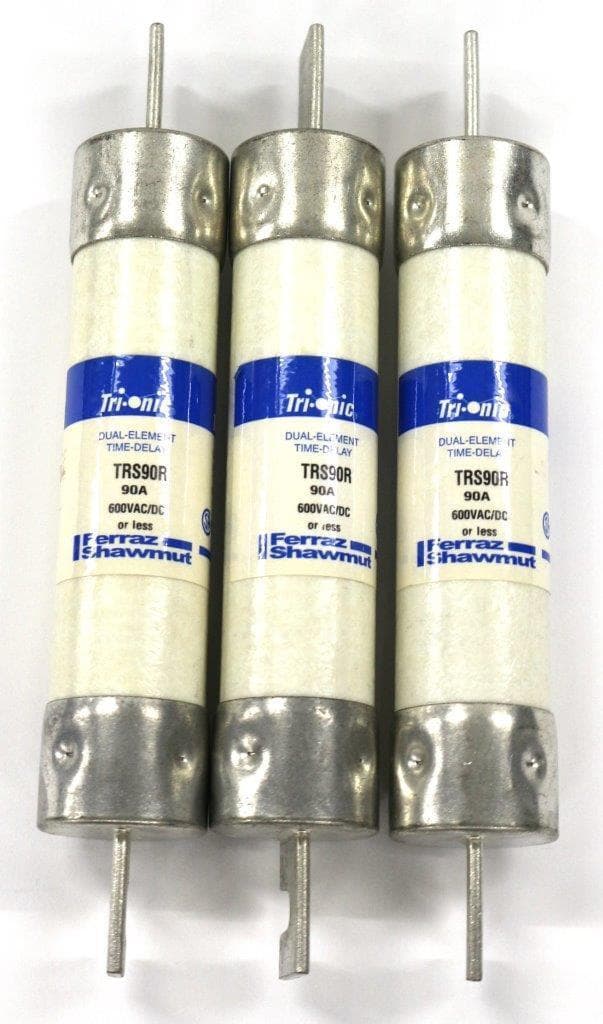Ferraz Shawmut Tri-onic TRS90R Lot of 3 Fuse