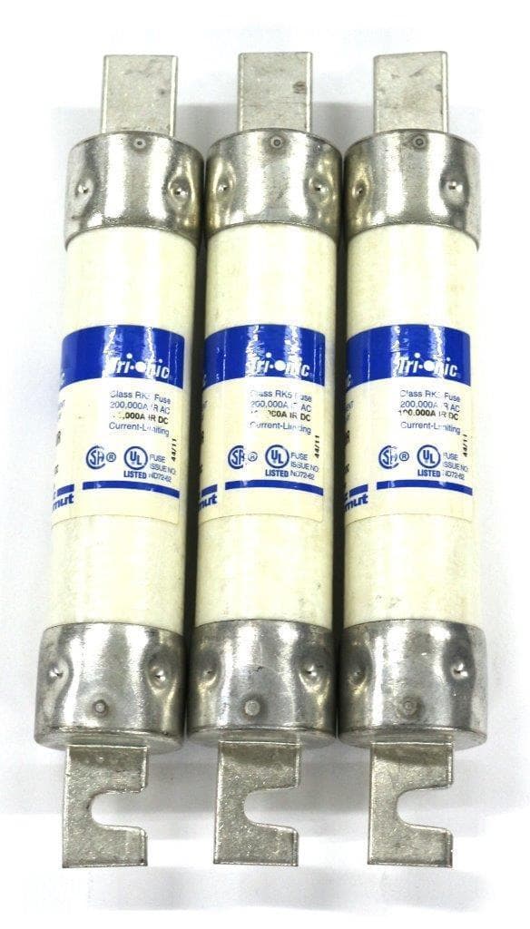 Ferraz Shawmut Tri-onic TRS90R Lot of 3 Fuse