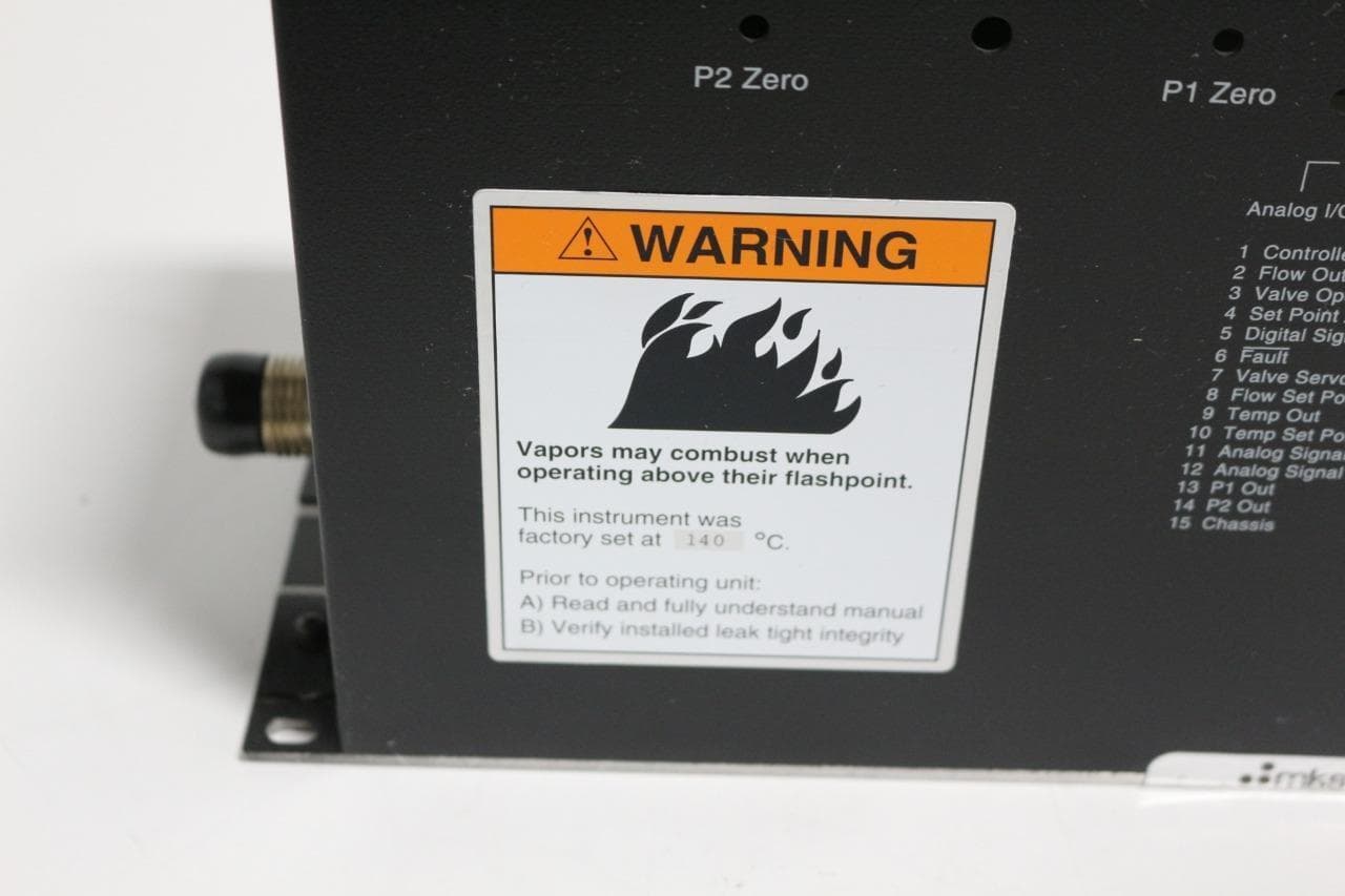 MKS Instruments Inc. 1153A-2112 Mass Flow Controller, Gas: AlCl3, 50 SCCM