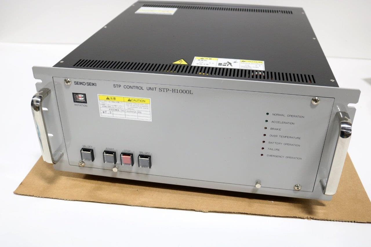 Seiko Seiki SCU-H1000L, STP-H1000L Turbomolecular Vacuum Pump Control Unit, New