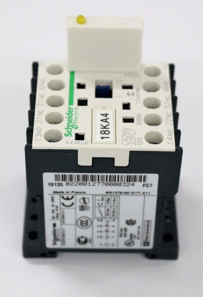 Schneider Electric CA2KN22FC7 TeSys Control Relay with LA4KE1FC Relay Suppressor