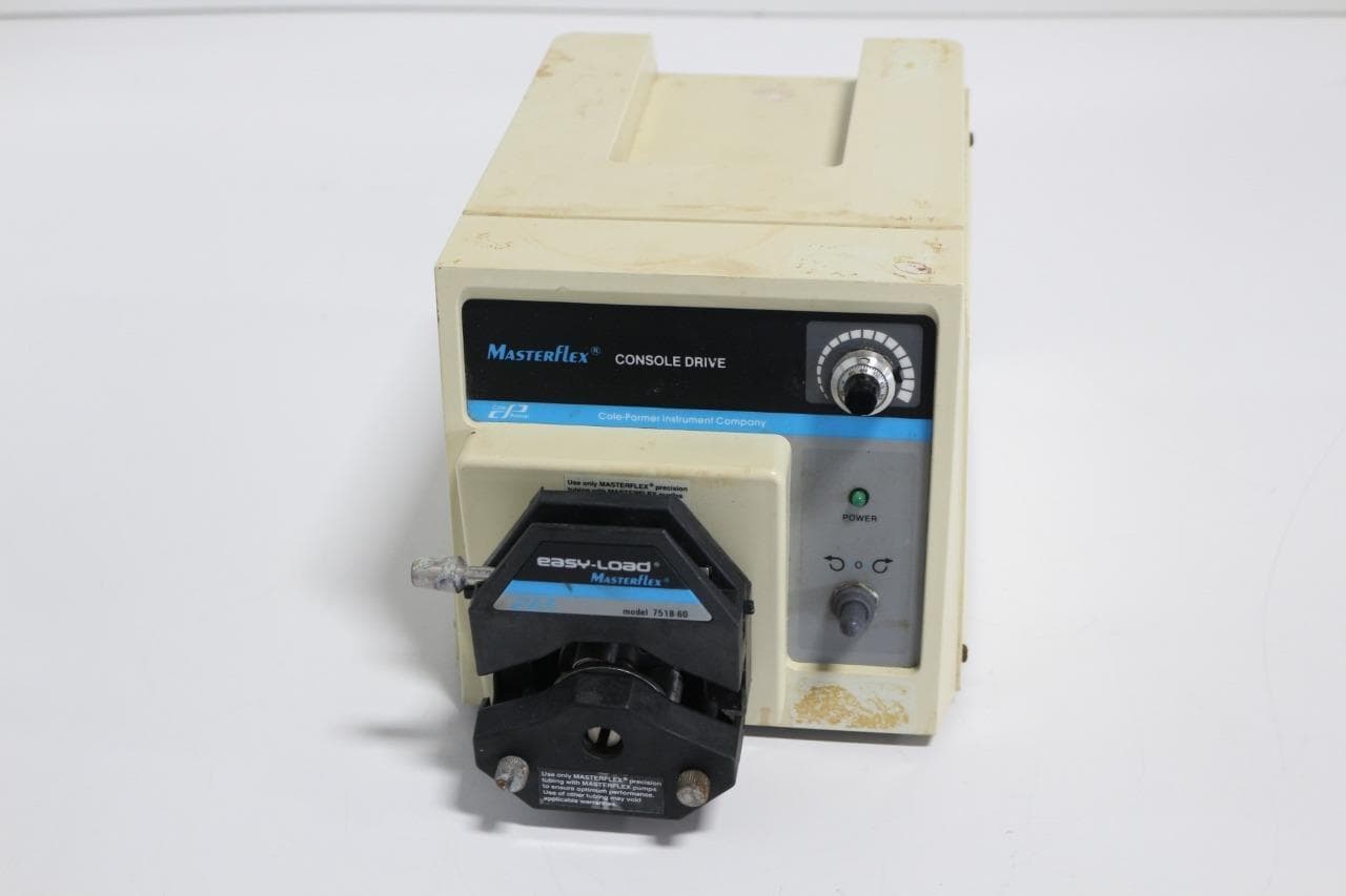 Cole-Parmer 7521-50, 7518-60 Masterflex Console w/ Masterflex EasyLoad Pump Head