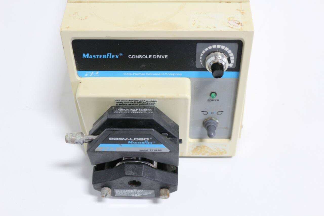 Cole-Parmer 7521-50, 7518-60 Masterflex Console w/ Masterflex EasyLoad Pump Head