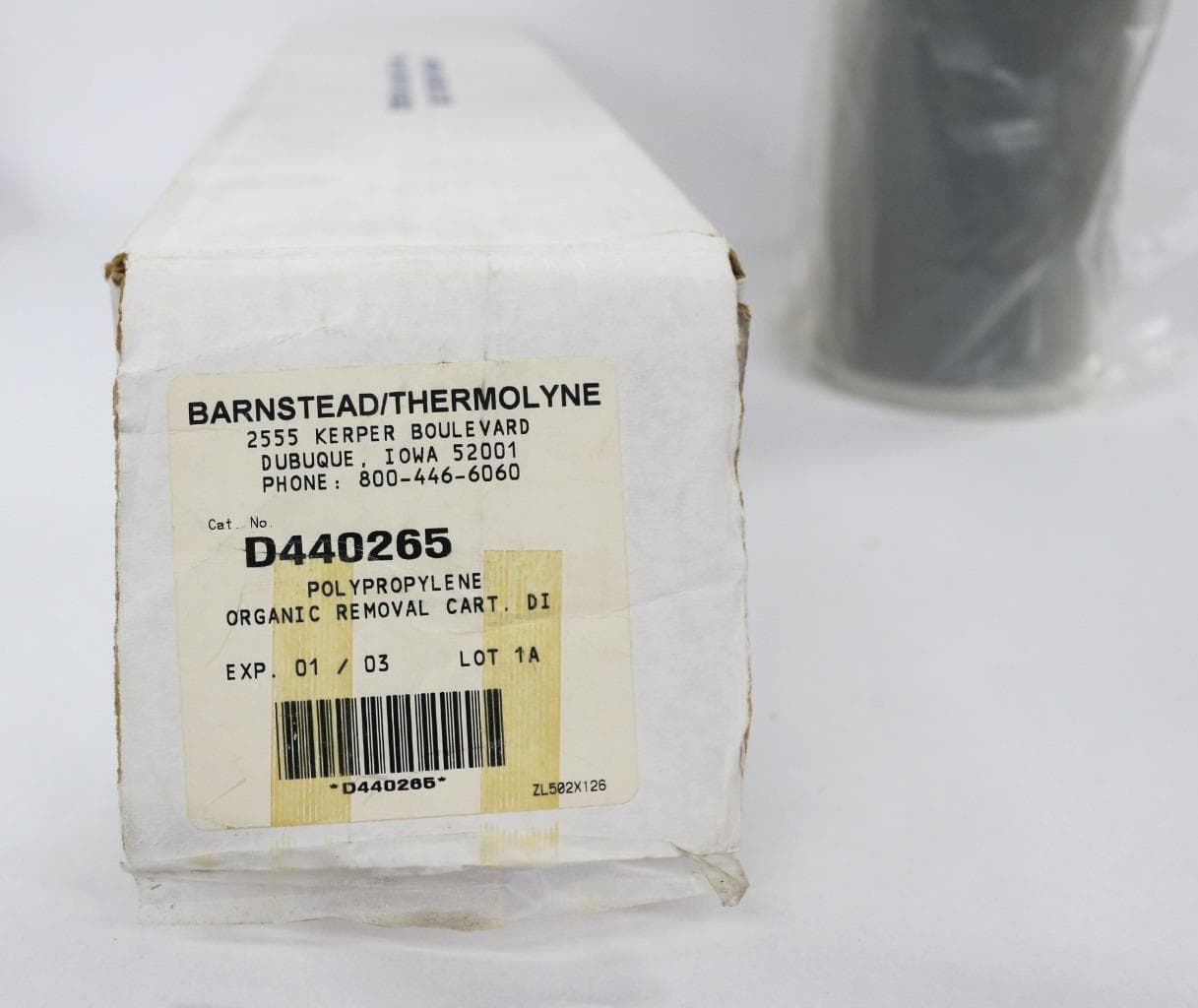 Barnstead Thermolyne D440265 Polypropylene Organic Removal Cartridge