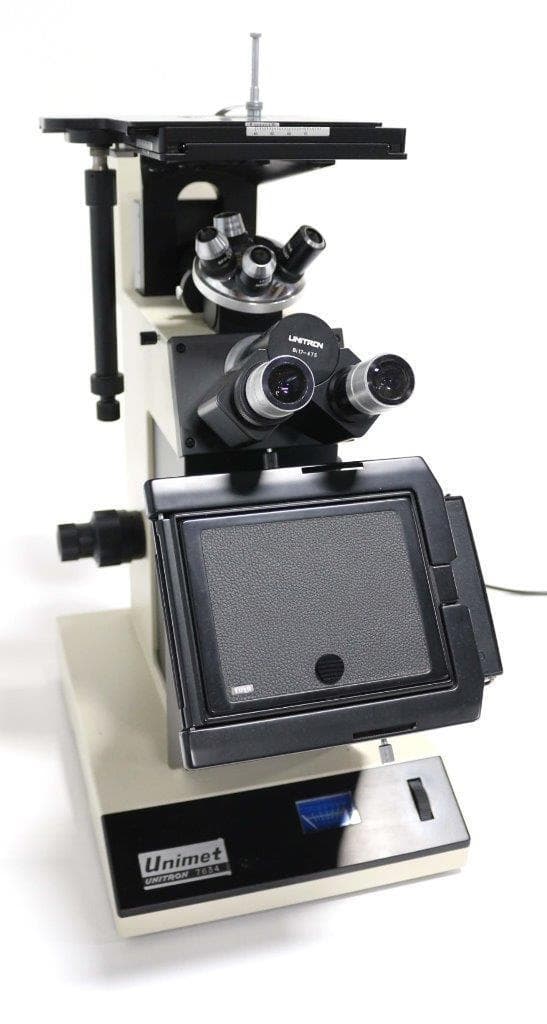 Unitron Unimet 7634 Inverted Microscope with Epi MPL Objectives
