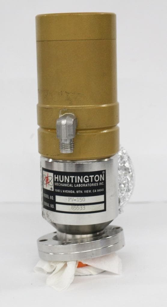 Huntington Mechanical Laboratories Inc. PV-150 Right Angle Valve, Pneumatic