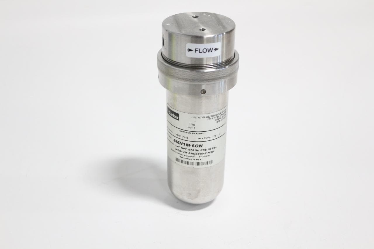 Parker SMN1M-6CN Finite Coalescing Filter, Stainless Steel