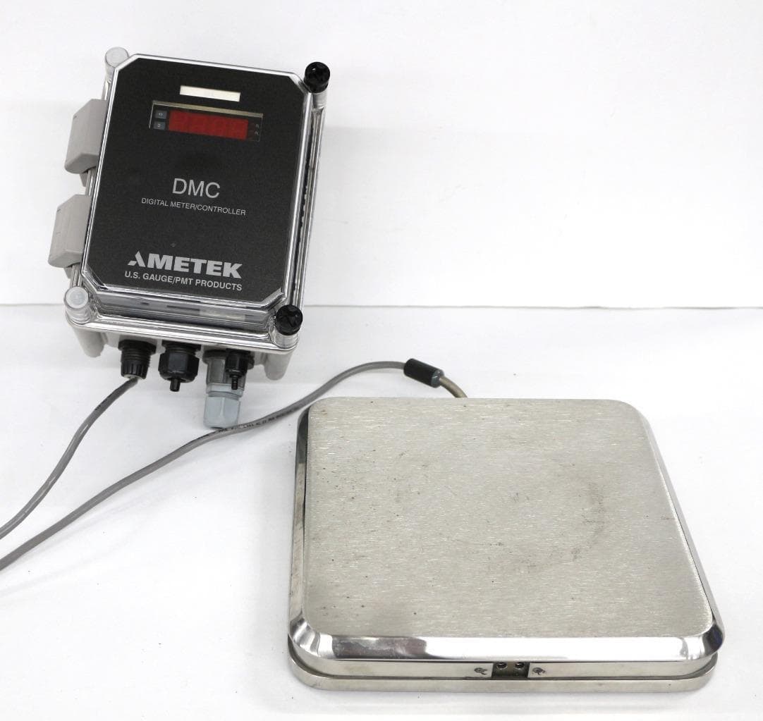 Ametek DMCB1 (0-300.0) LBS., LCS0300B Digital Meter/Controller, with Scale