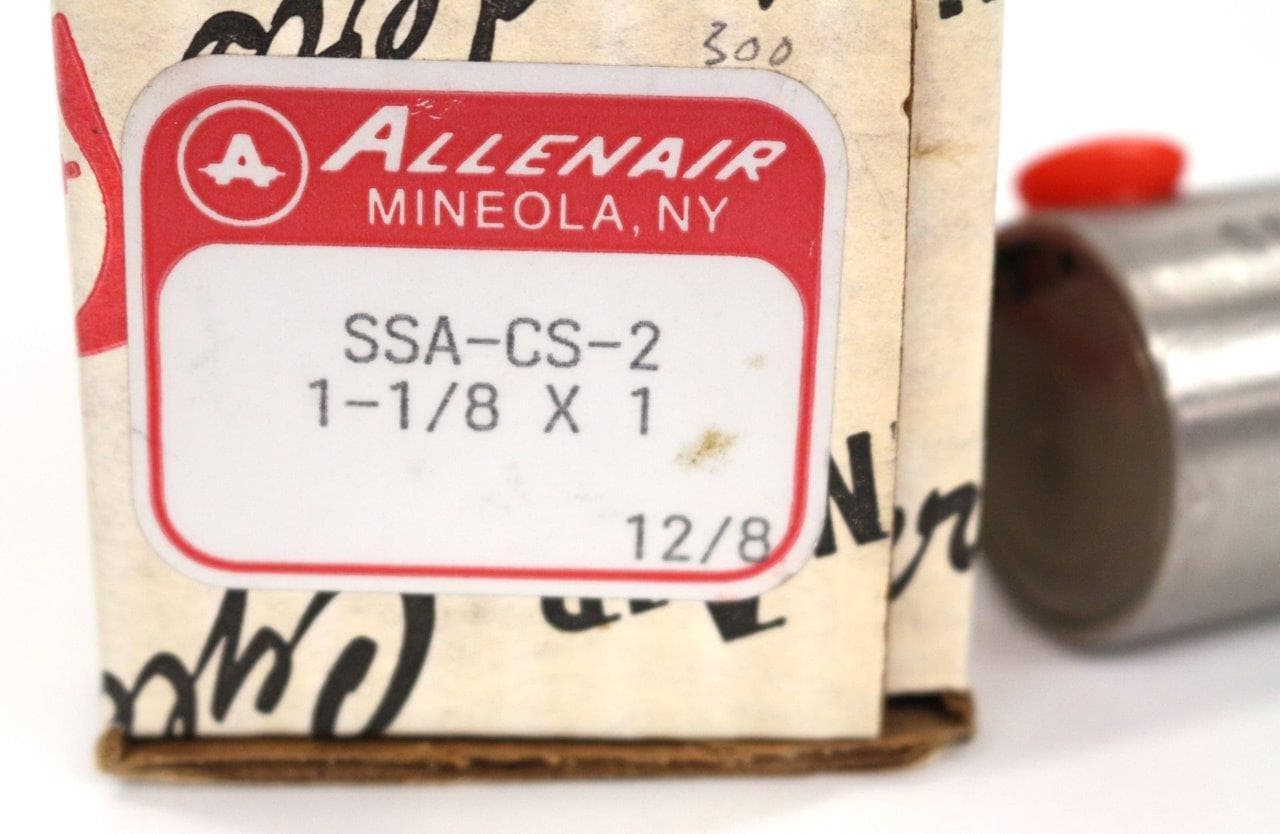 Allenair SSA-CS-2 Air Cylinder 1 1/8 X 1 - 1, 1 1/8" Bore x 1" Stroke - NOS