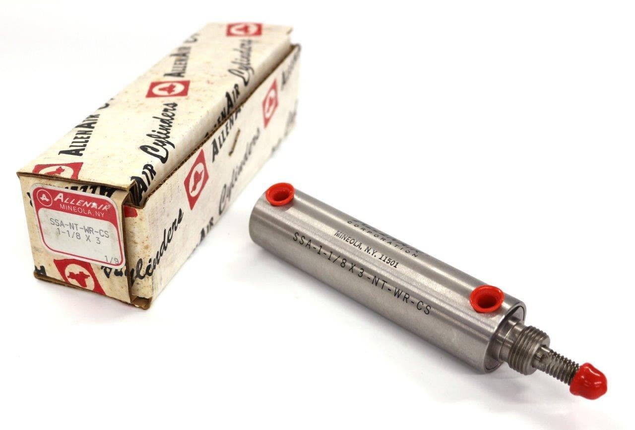 Allenair SSA-NT-WR-CS Air Cylinder 1-1/8 X 3, 1 1/8" Bore x 3" Stroke - NOS